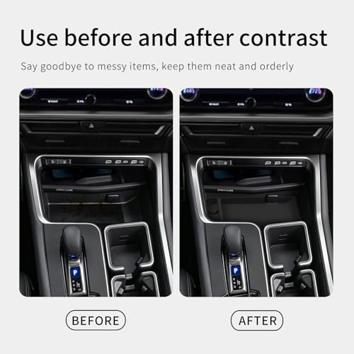SMABEE Center Console Lower Organizer Tray for Lexus TX 2026 2025 - color: Center Console Armrest Lower Organizer Tray