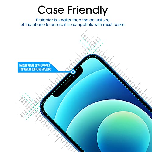 amFiIm OneTouch for iPhone 12/12 Pro Screen Protector 6.1" Tempered Glass - size: IPH12/12 Pro-6.1"