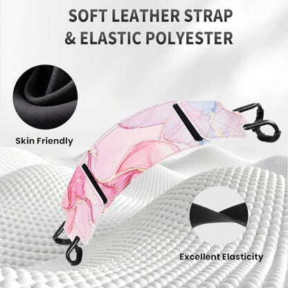 MoKo 2 Pack Hand Strap for 6-8" Kindle eReaders Tablets, Pink+Marble Pink - color: Pink+Marble Pink