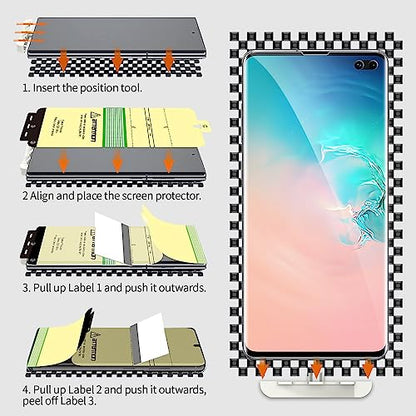 3 Pack TPU Screen Protector for Samsung Galaxy S10 Plus [Not Glass] - size: Galaxy S10 Plus
