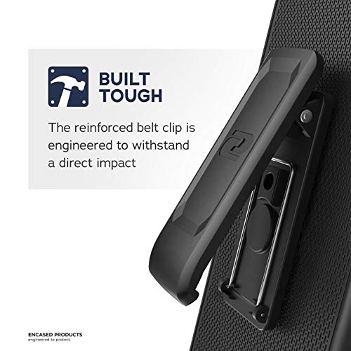 Encased Belt Case for Samsung Galaxy S20 FE with Holster Clip - Protective Full Body Rugged Case (S20-FE) - size: S20 FE