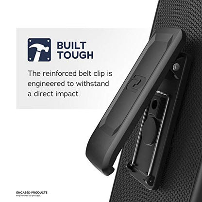 Encased Belt Case for Samsung Galaxy S20 FE with Holster Clip - Protective Full Body Rugged Case (S20-FE) - size: S20 FE