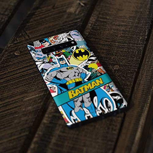 Skinit Decal Phone Skin Compatible with Samsung Galaxy S10 Plus - Officially Licensed Warner Bros Batman Comic Book Design