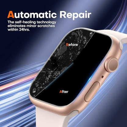 LK LϟK [8 pack] for Apple Watch Series 11/10 Screen Protector 42mm - size: Series 11/10 42mm Protector