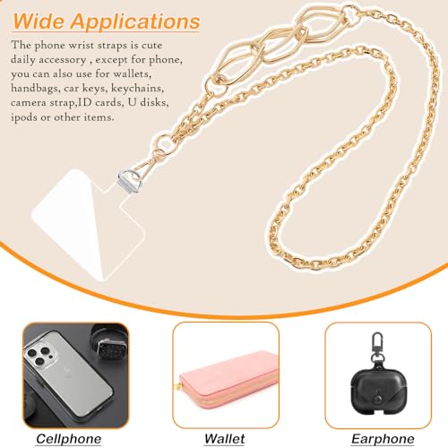 Phone Crossbody Lanyard Strap, Durable Metal Cell Chain, Universal Lanyard With Tether Tab, Detachable Strap Compatible With Most Phone Bags and Purses - color: A