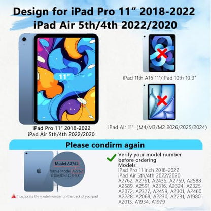 3 Pack Paper Screen Protector for iPad Air 5/4th & iPad Pro 11" 2022-2018 - size: Air 5/4th,Pro 11" 2018-2022