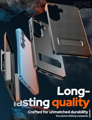 Designed for Samsung Galaxy S26 Plus Case with Belt Clip Holster | Rugged Cover with Strong Magnet & Kickstand Heavy Duty Combo - Black - color: Black