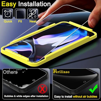 Ferilinso Screen Protector for Google Pixel 9 Pro XL, Tempered Glass Back - size: Pixel 9 Pro XL-6.73 IN
