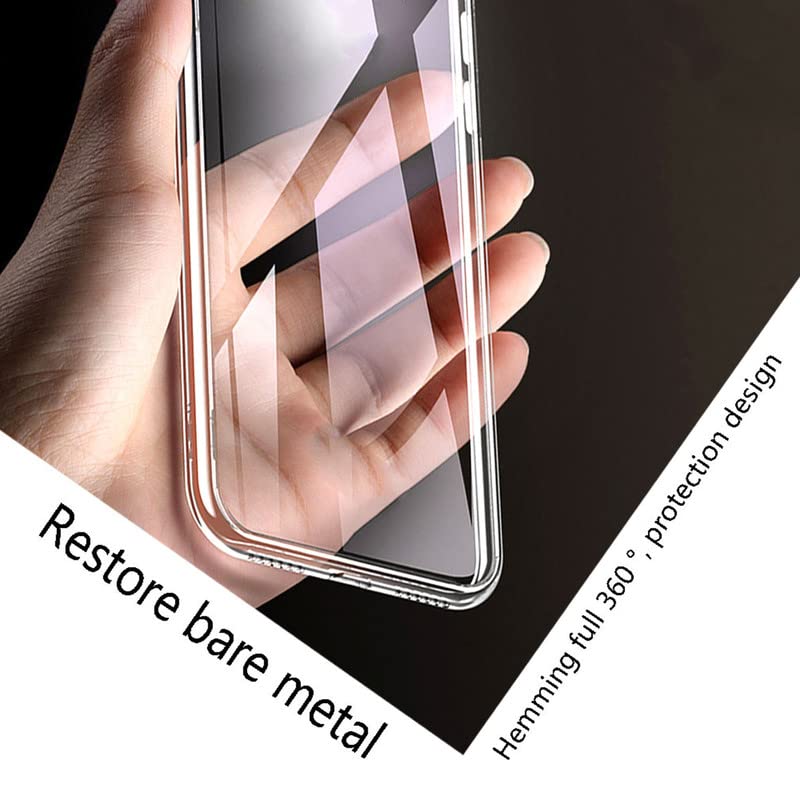 Phone Case for TCL 40 NxtPaper (6.78"), Clear TPU Soft Silicone Cover [Ultra-Thin X Anti Yellow] Shockproof Anti-Drop Protective Shell Cover for TCL 40 NxtPaper - Transparent