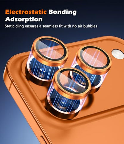 imluckies Camera Lens Protector for iPhone 17 Pro/iPhone 17 Pro Max - color: Orange