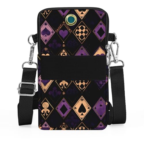 BIAOTIE Lightweight Small Crossbody bags Cell Phone Purses Travel Pouch Shoulder Bag for Women - color: Black S