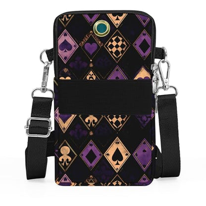 BIAOTIE Lightweight Small Crossbody bags Cell Phone Purses Travel Pouch Shoulder Bag for Women - color: Black S