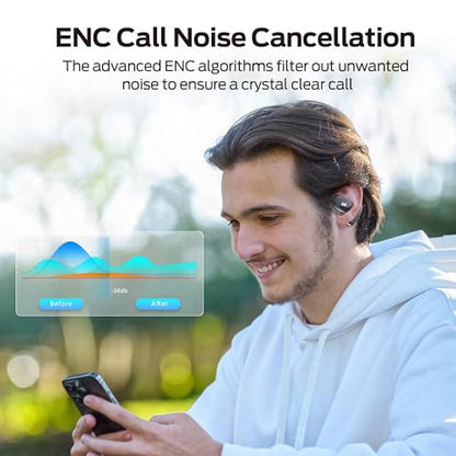 Monster Open Ear AC311 Wireless Earbuds, Bluetooth 5.4 Open Ear Headphones, Up to 30 Hours Playtime Bluetooth Ear Earphones with Stereo Sound, Touch Control and IPX5 Waterproof Open Earbuds