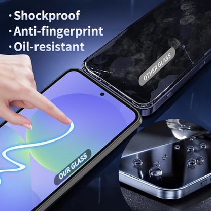 Privacy Screen Protector for Samsung Galaxy A36 + Lens Protector - size: Samsung Galaxy A36