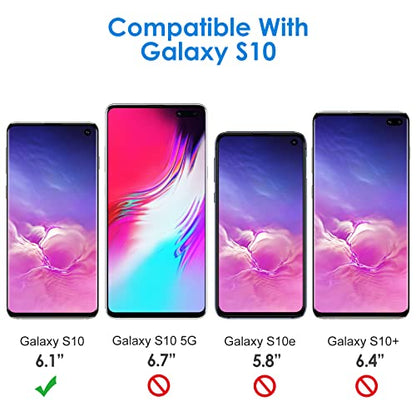 JETech TPU Screen Protector for Samsung Galaxy S10, 2-Pack - size: Galaxy S10