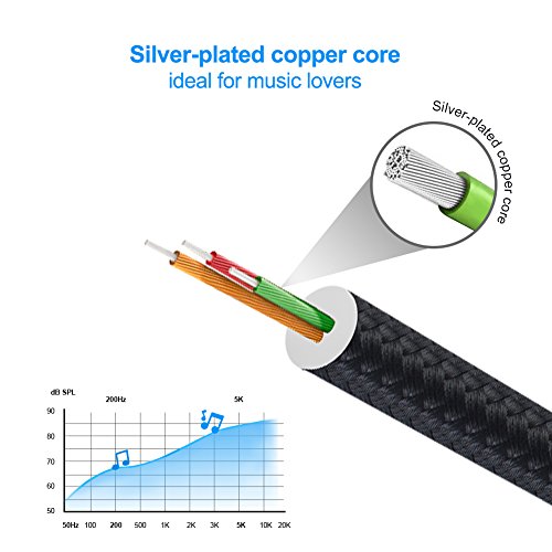 CableCreation 3.5mm Aux Extension Cable 10FT,Right Angle Stereo Audio Cable - size: 10 Feet