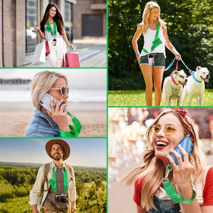 XANGNIER Clip and Go Strap for Phone with Wallet Crossbody,Forest Green - color: Forest Green