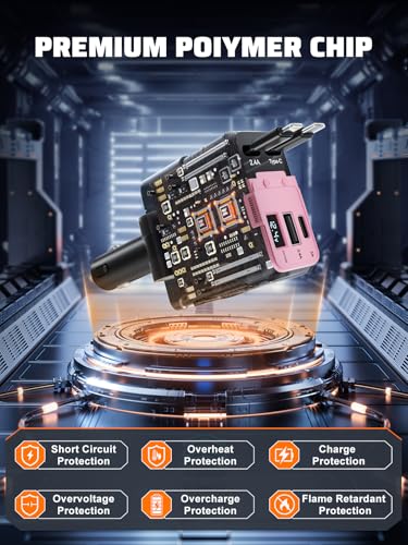 Retractable Car Charger with Retractable Cable (31.5 inch), 4 in 1 Super Fast Car Phone Charger, 2 USB Ports Adapter, Compatible with iPhone 15 14 13 12 11 Pro Max, iPad, Pixel - color: Pink