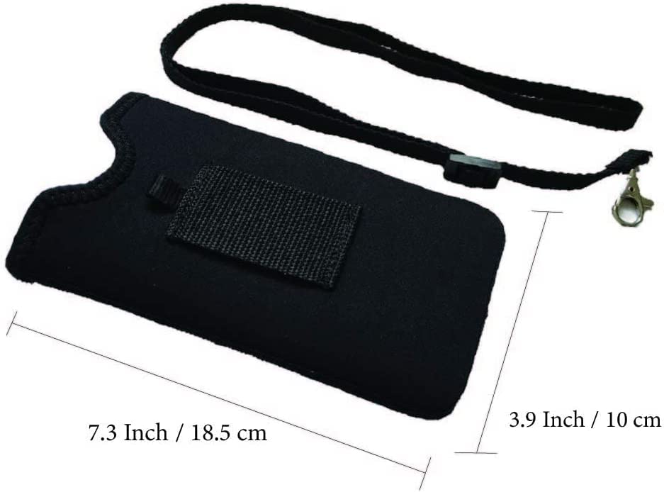 Tainada Neck Cellphone Sleeve Carrier w/Belt Loop (Doodle Dogs Pattern) - color: Doodle Dogs Pattern