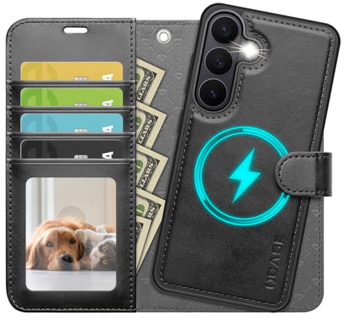 OCASE for Samsung Galaxy S26 Plus Detachable Wallet Case with Card Holder, [2 in 1] PU Leather Flip Folio Case with RFID Blocking Stand Wrist Strap Shockproof Phone Cover 2026, Graphite - color: Graphite, size: Samsung Galaxy S26 Plus