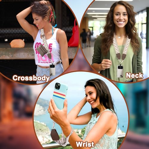 XANGNIER Clip and Go Strap for Phone with Wallet Crossbody,Multicolor 5 - color: Multicolor 5