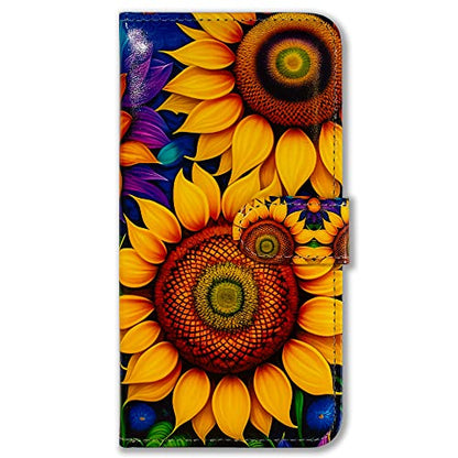 Bcov Case for Galaxy S26,Beautiful Sunflowers Leather Flip Phone Case Wallet Cover with Card Slot Holder Kickstand Case for Samsung Galaxy S26 - color: Beautiful Sunflowers