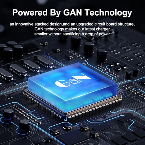 Samsung 65W USB C Charger, 3 Ports GaN Fast Wall Charger Block