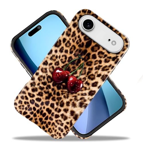 Compatible with iPhone 17 Air,Anti-Scratch Glossy Case Cover,Cherry Leopard Animal Cheetah - color: Cherry Leopard Animal Cheetah, size: IPhone 17 Air