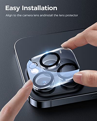 [3 Pack] Camera Lens Protector For iPhone 14 Pro 6.1-Inch and iPhone 14 Pro Max 6.7-Inch,9H Tempered Glass,Anti-Scratch,Case Friendly,Night Circle,No-Bubble HD Clarity,Full Cover - size: iPhone 14 Pro/14 Pro Max