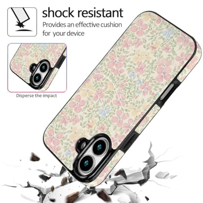 Compatible with iPhone 17 Wallet Case with Card Holder | Peach Blossom Flower Soft TPU Anti Scratch Protective, Shockproof Wallet Case for iPhone 17 6.3 inch - color: Peach Blossom Flower, size: iPhone 17 6.3 inch
