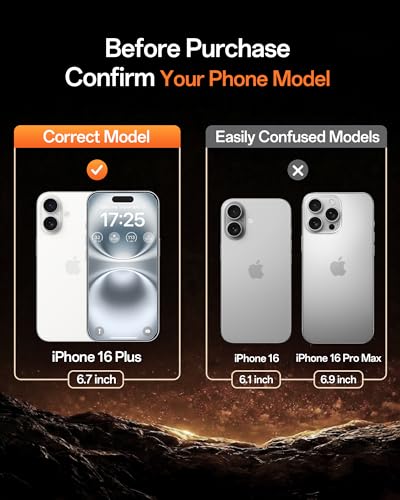 UNBREAKcable Privacy Screen Protector for iPhone 16 Plus - 3 Pack - size: iPhone 16 Plus
