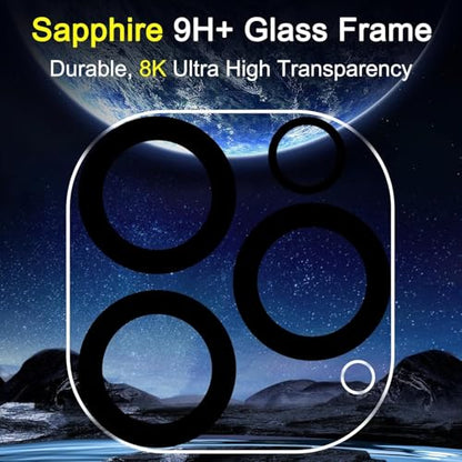 Ferilinso 6 Pack Camera Lens Protector for iPhone 16 Pro Max/iPhone 16 Pro - size: 16 Pro Max-6.3 INCH
