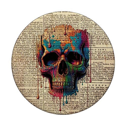 Aesthetic Boho Skull Graffiti - Trippy Hippie Gothic Skull PopSockets Swappable PopGrip