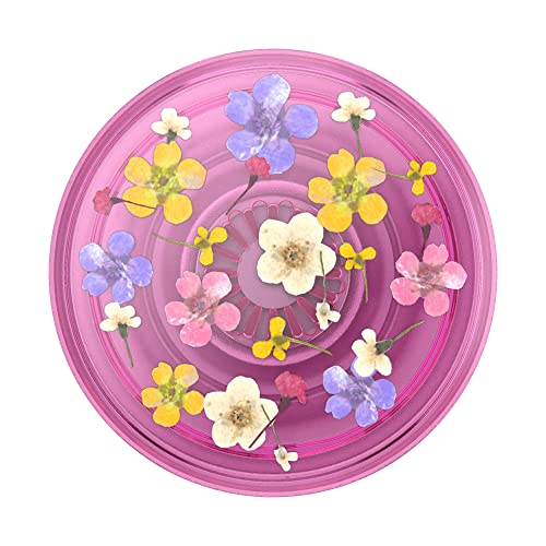 PopSockets Translucent Phone Grip with Expanding Kickstand, PopSockets for Phone, Translucent PopGrip - Pink Ditsy Floral - color: Ditsy Floral