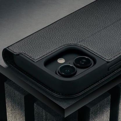 TORRO Leather Case Compatible with iPhone 17 6.3" 2025 - Premium Leather Wallet Flip Case with Kickstand and Card Slots (Compatible with Official MagSafe Chargers) - Black - color: Black, size: iPhone 17