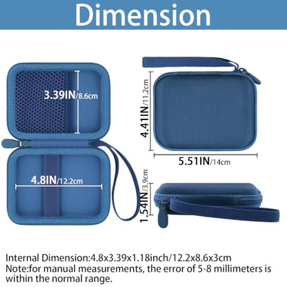 khanka Hard Protective Case for INIU 45W Fast Charging Charger,Blue - color: blue