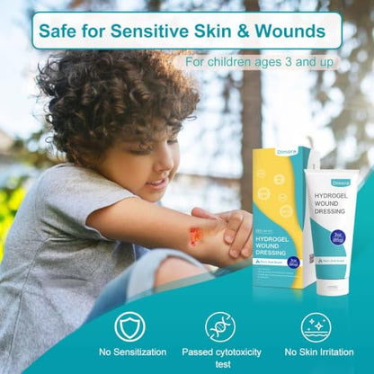 Dimora 2 Packs 6oz Hydrogel First Aid Ointment, Burn Injury Soothing Gel, Skin Repair Cream for Emergency Burn, Postoperative Incisions, Bruises, Debridement Wound Care - size: Hydrogel Gel 6 Ounce