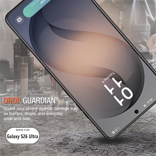 Battery Case for Galaxy S26 Ultra, Upgraded 12000mAh Portable Protective Wireless Charging Case Compatible with Galaxy S26 Ultra 5G (6.9 inch) Rechargeable Extended Battery Pack Charger Case (Black) - size: Galaxy S26 Ultra -12000mAh