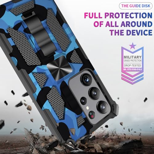 for Samsung Galaxy S26 Ultra Case Camo Phone Case, Blue - color: Blue, size: Samsung Galaxy S26 Ultra 5G
