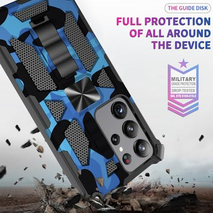 for Samsung Galaxy S26 Ultra Case Camo Phone Case, Blue - color: Blue, size: Samsung Galaxy S26 Ultra 5G