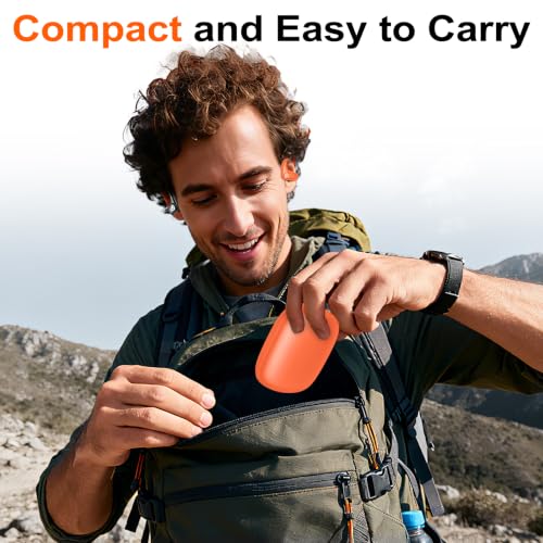 kurdene Open Ear Buds Wireless Earbuds 5.4 Bluetooth Headphones - color: Orange