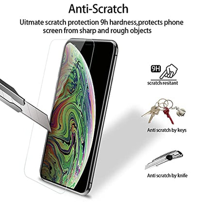 ImpactStrong Shatterproof Tempered Glass Screen Protector for iPhone 11 / iPhone XR [Easy Installation Frame] [Bubble Free] [9H Hardness] [Full Coverage] Case Friendly, 6.1 Inch - (3-Pack) - size: iPhone 11/XR