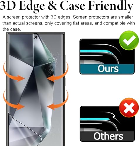 Murmure Screen Protector for Samsung Galaxy S26 Ultra, 2 Pack Elastic Skin Soft TPU Full Coverage HD Clear Anti-Scratch No Bubbles Self-Healing flim, Anti-Shockproof[Easy Installation]