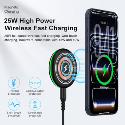 Magnetic Pixel Wireless Charger for Google Pixel 11 10a 10 Pro 10 Pro XL