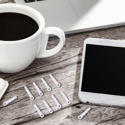 Hemobllo 100 pcs Cell Phone Dust Plug Charm with Headphone Covers Dust Protector Cap Compatible for 3.5mm Earphone (Transparent)