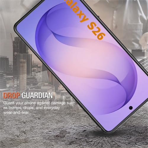 Battery Case for Galaxy S26,10000mAh Portable Protective Smart Wireless Charging Case Support Carplay Compatible with Galaxy S26 (6.3 inches) Rechargeable Extended Battery Charger Case (Black) - size: Galaxy S26