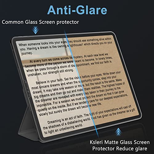 2 Pack Matte Glass Screen Protector for iPad Pro 11 inch(2022/2021/2020/2018) iPad Air 5/4 Generation(10.9 Inch,2022/2020)[Install Frame](Not Privacy)Anti-Glare Anti-Fingerprint Smooth as Silk - size: iPad Pro 11" 4/3/2/1
