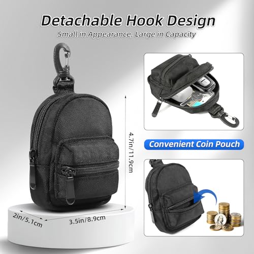 Clip and Go Strap for Phone with Wallet Crossbody, Adjustable Phone Lanyard with Cell Phone Wrist Strap & Tether Tab - color: Black