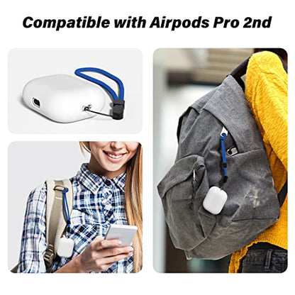 oakxco Lanyard Compatible with Airpods Pro 2 Loop - color: Blue