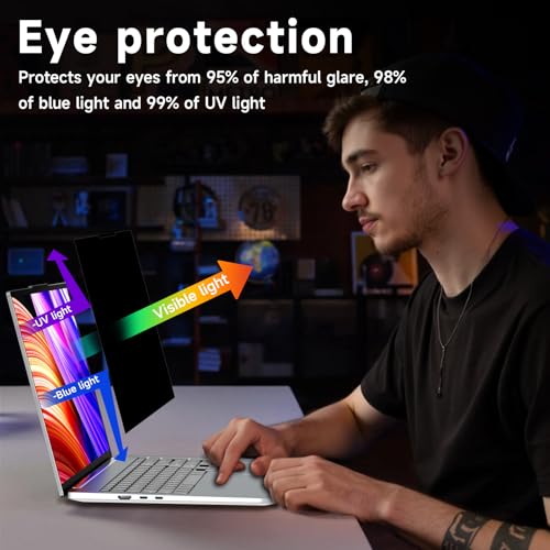 Laptop Privacy Screen 14 Inch 16:10 Aspect Ratio, Removable - size: For Laptop 14 Inch 16:10